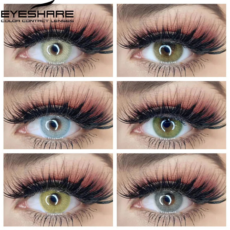 

Color Contact Lenses 1 Pair Colored Lenses for Eyes Annual Colored Contacts Beauty Makeup Pupils Lens Cosmetics Contacts Lenses
