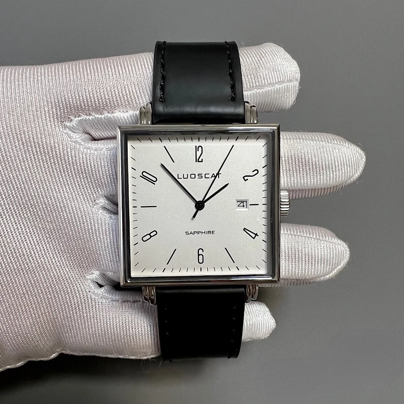 

OMOS Quartz Watch Stainless Steel Waterproof Ultra-thin Automatic Date Fashion Minimalist Bauhaus Men's Quartz Watch