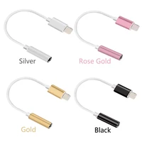 forlightning to 3 5mm jack adapter 2in1 headphone audio music play for iphone 13 12 mini 11 pro xs max xr se aux cable splitter