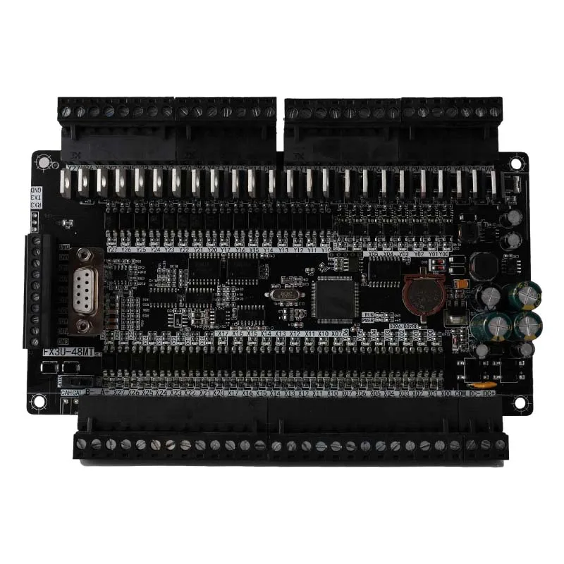 STM32F103 FX3U-48MT ПЛК промышленная плата управления 6AD 2DA 24 входа транзисторный выход RS485