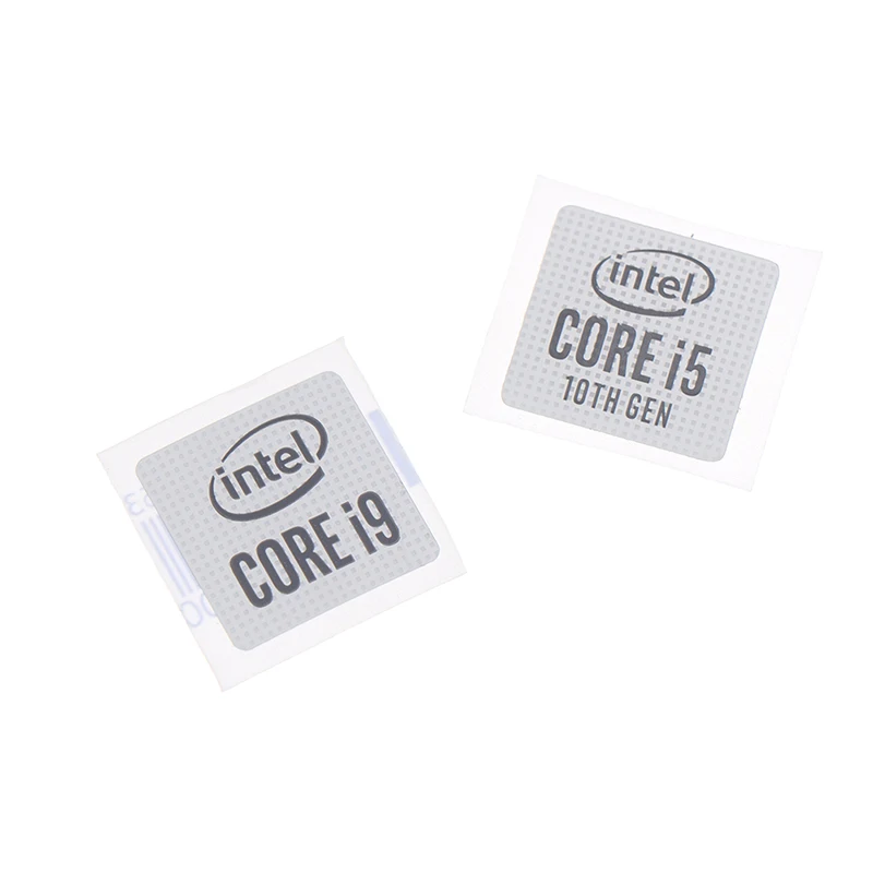 5pcs 10th Generation Core i5 i7 i9 Win10 Logo Stickers CPU Label Laptop Notebook Decoration |