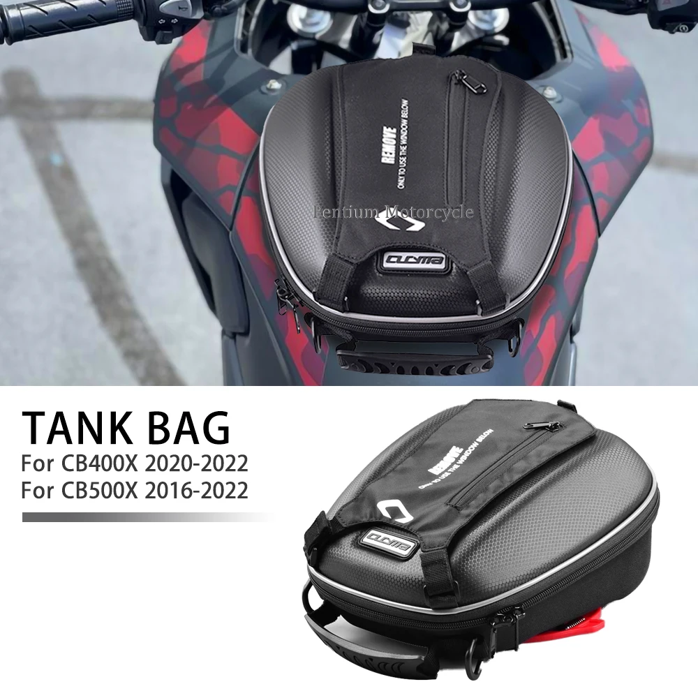 For Honda CB400X CB500X CB 400 X CB 500 X 2019 2021 2022 Tank Bag Easy Lock Waterproof Big Navigation Window Saddle Bag