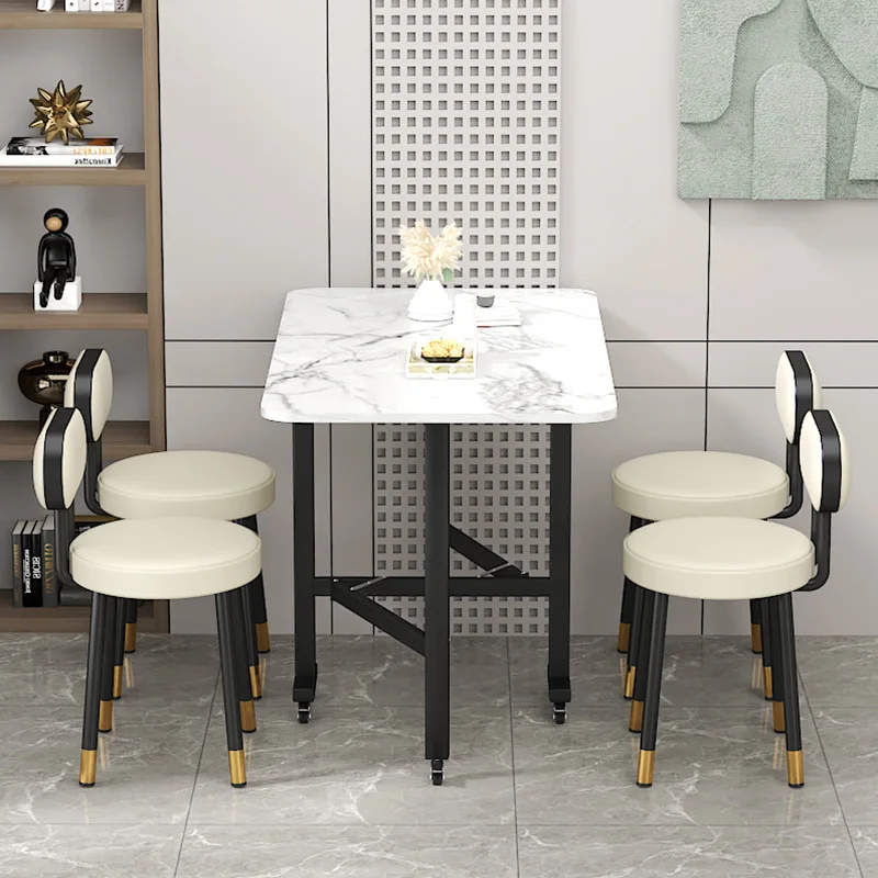 Household Net Red Stool Backrest Balcony Leisure Chair Dining Table Chair Upholstered Chair