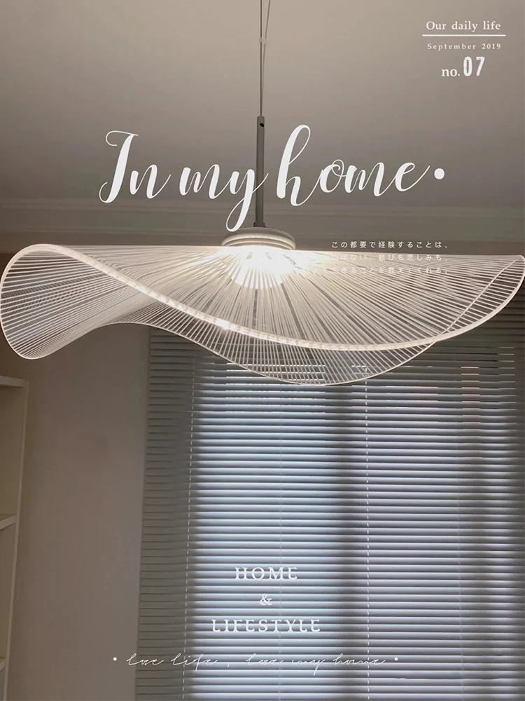 

Nordic lotus lamp, лампа для ресторана, соломенная шляпа, лампа для кабинета, спальни, комнаты, бара, современный минимализм, творчество