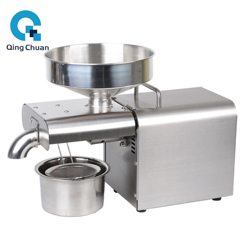 Пресс для масла X3 холодная домашняя соковыжималка семян арахиса нержавеющая