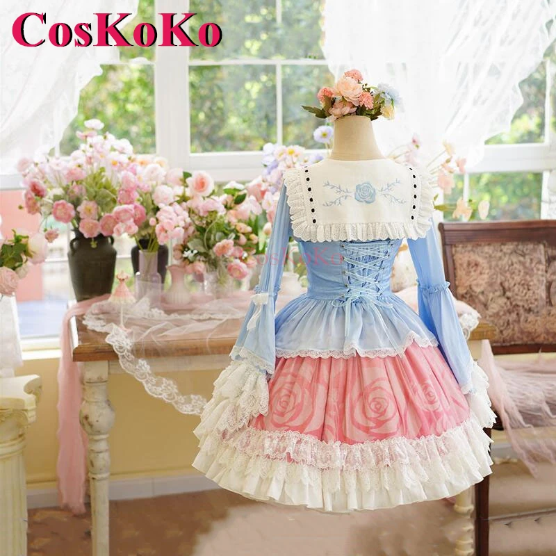 CosKoKo Komeiji Satori Косплей Touhou Project Костюм Элегантное великолепное милое торжественное