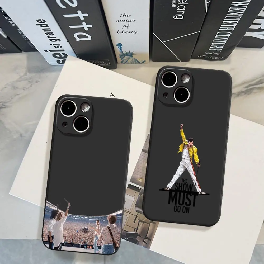 Фото Противоударный прозрачный чехол HD Famous Band Queen для iPhone 17 Air 16 15 14 Plus 13 12 11 Pro Max 16e HYBXAXC №2
