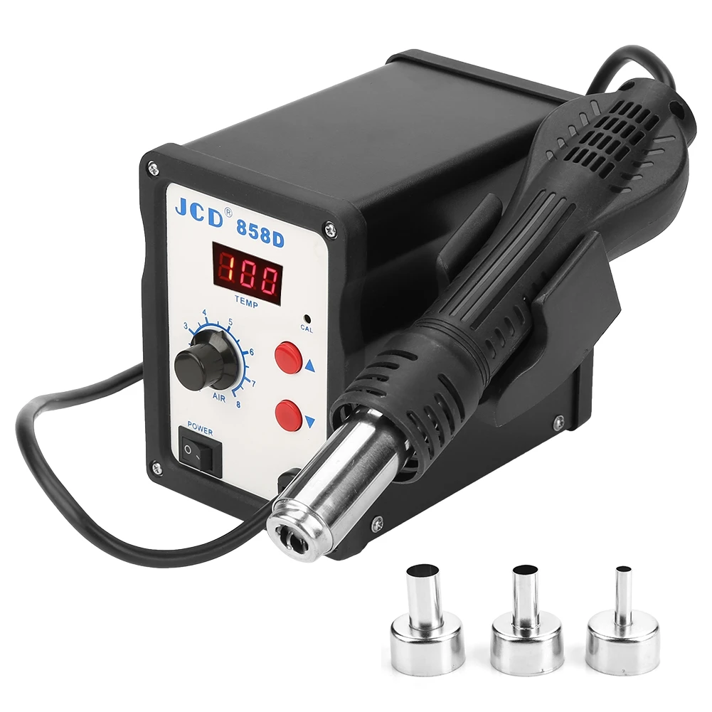 

700W Digital Wood Burning Pen Soldering Hot Air Heater Pyrography Tool UK Plug 220V