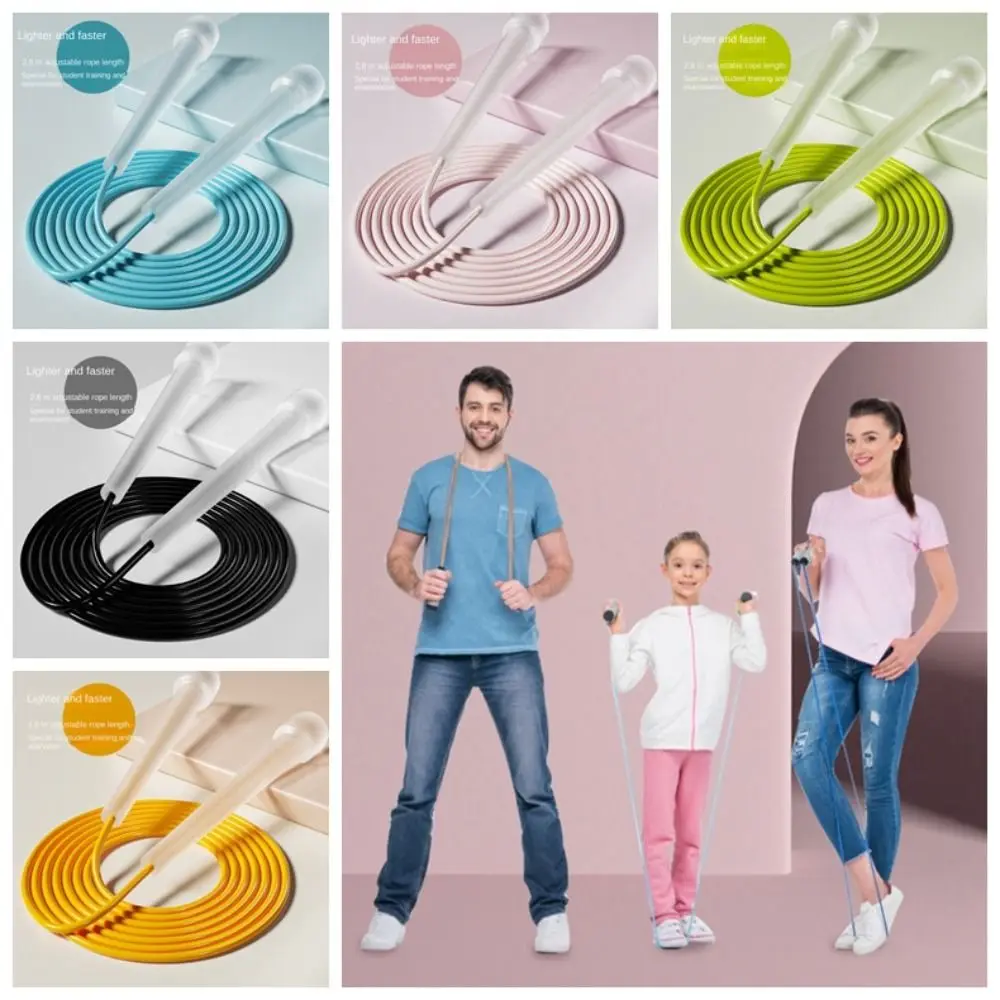 Спортивные товары 2 8 м гоночная Скакалка прозрачная ручка легкая для экзамена