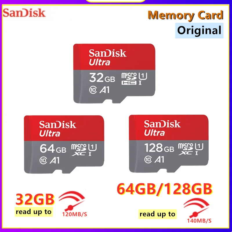 SanDisk карта памяти SDSQUNC 32 ГБ 64 128 256 512