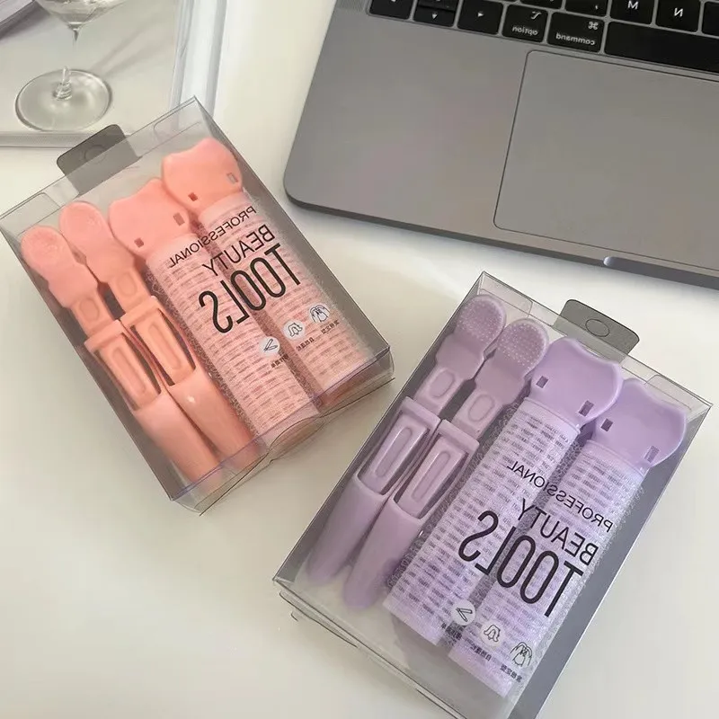 

4pcs/set Natural Fluffy Hair Clip Curly Hair Plastic Hair Root Fluffy Clip Bangs Hair Styling Clip Hair Pins Hair Accessories