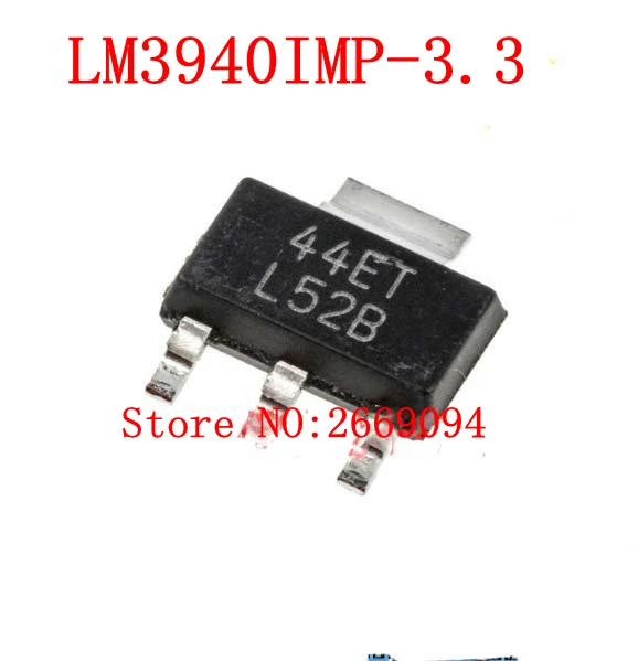 

50 шт./100 шт. LM3940IMP-3.3 SOT-223 L52B LM3940IMPX-3.3 SOT223 LM3940 3,3 V LM3940IMP SMD A3AB новый оригинальный IC