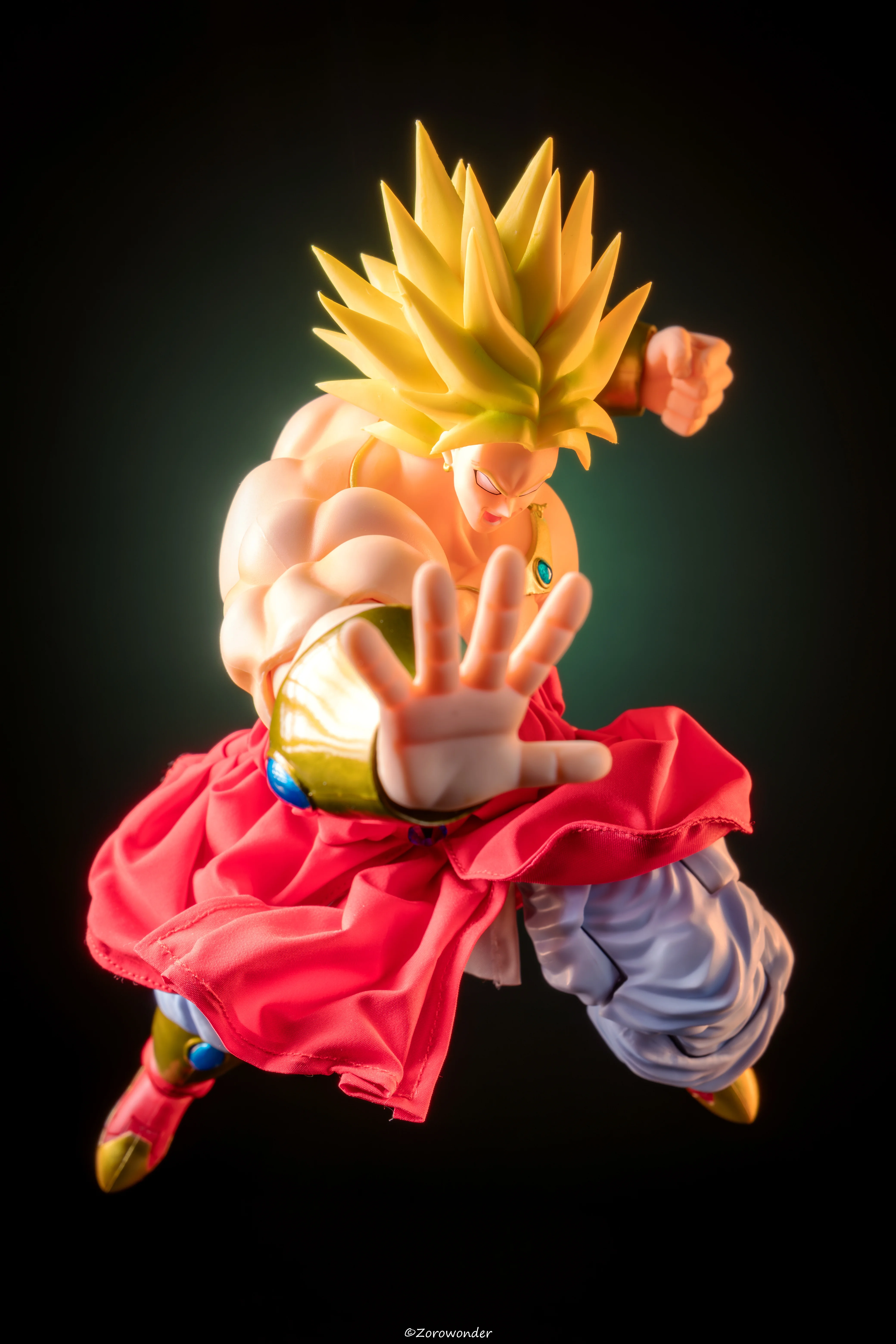Фото В наличии Bandai Kong Dragon Ball Broly Юбка Hem Super Saiyan Broly Юбка Подол Одежда Аниме Фигурки Игрушки Подарки №4