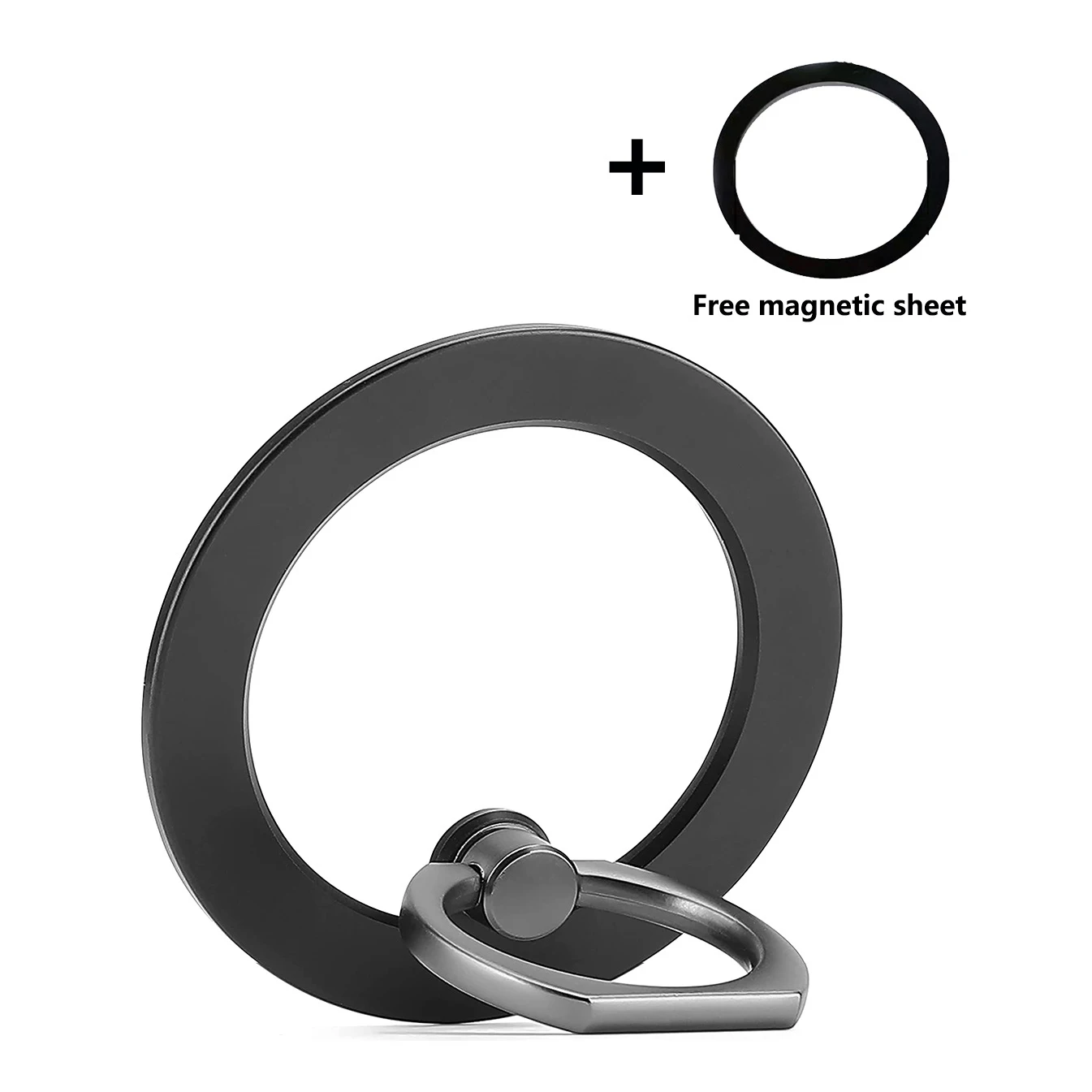 

Magnetic Phone Ring Holder for iphone 12 13 14 Magsafe Accessories Adjustable Finger Ring Grip and Stand,Removable Phones Base