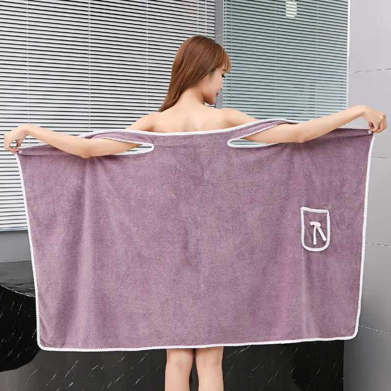 

Wearable Soft Bath Towel Fashion Women Sexy Quick Drying Magic Bath Spa Bathrobe Washable Clothes Beach Dress