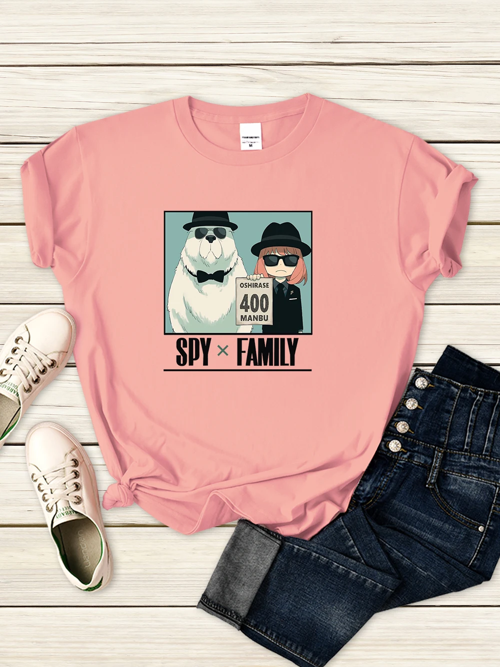 

Spy X Family Bond And Anya T Shirt Women Summer Simplicity Clothing Harajuku Casual Short Sleeve Sport Aesthetic Tshirt Woman