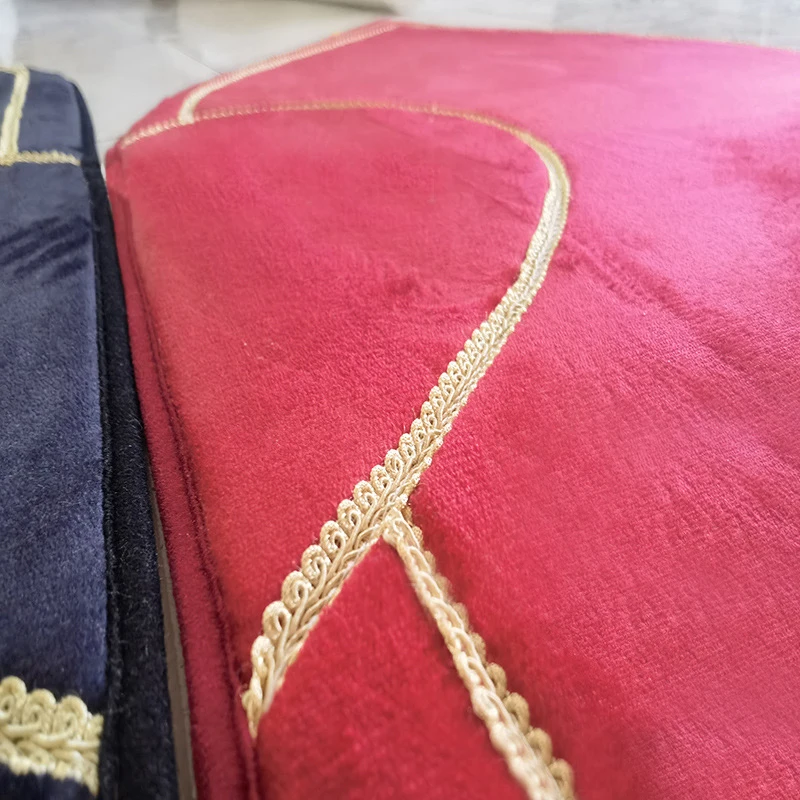 2 шт. вышитые молитвенные коврики для пар толстый пенопластовый исламский