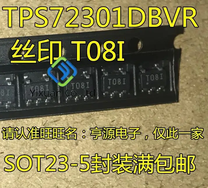 

20pcs original new TPS72301DBVR TPS72301DBVT printing: T08I SOT23-5 pin voltage regulator