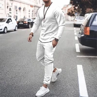 2022 3d printing mens clothes oversized t shirts customizable tracksuit sports sets long sleeved casual suit gym sweatshirt