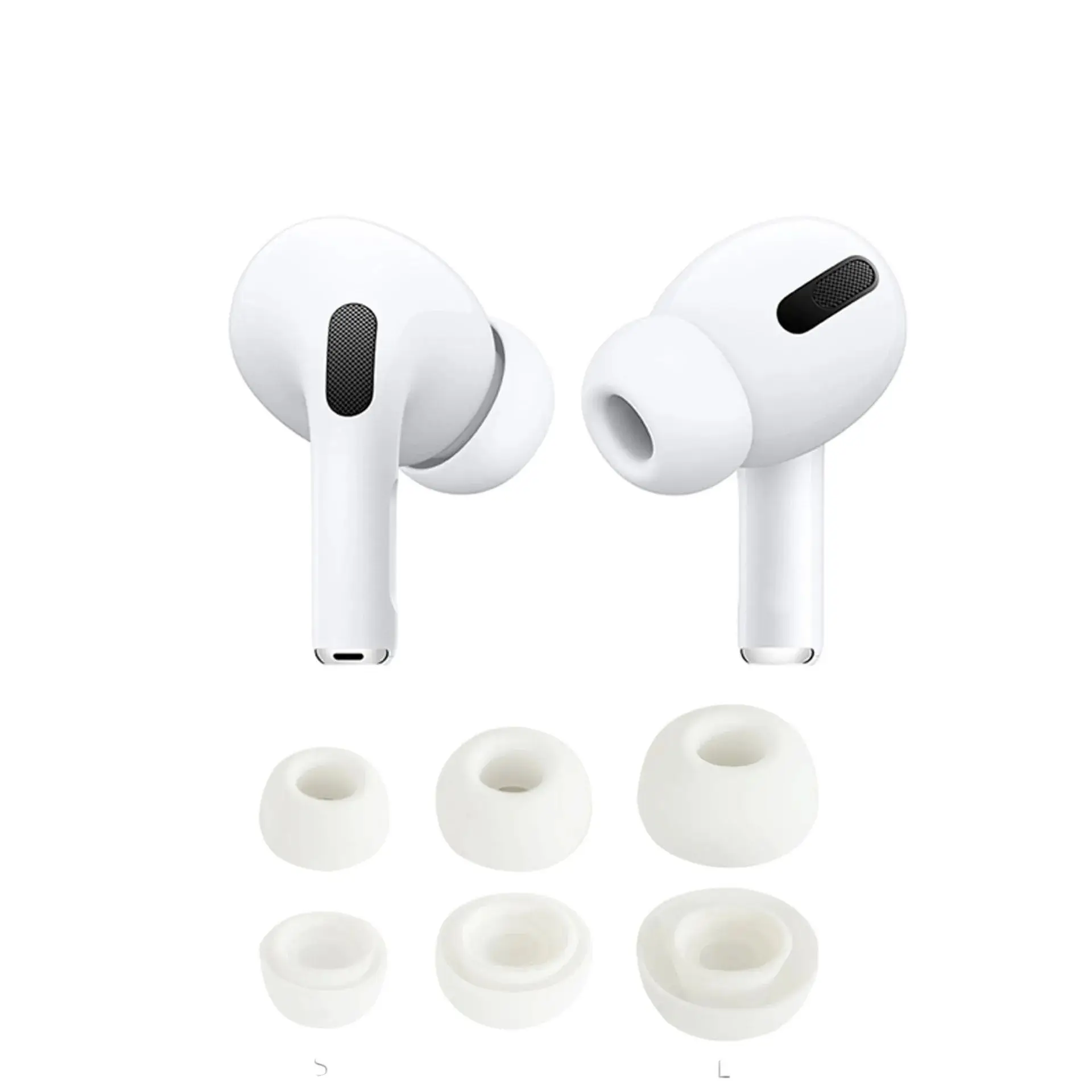 

Funda de silicona para auriculares Air Pro, almohadillas para los , talla L, M, S