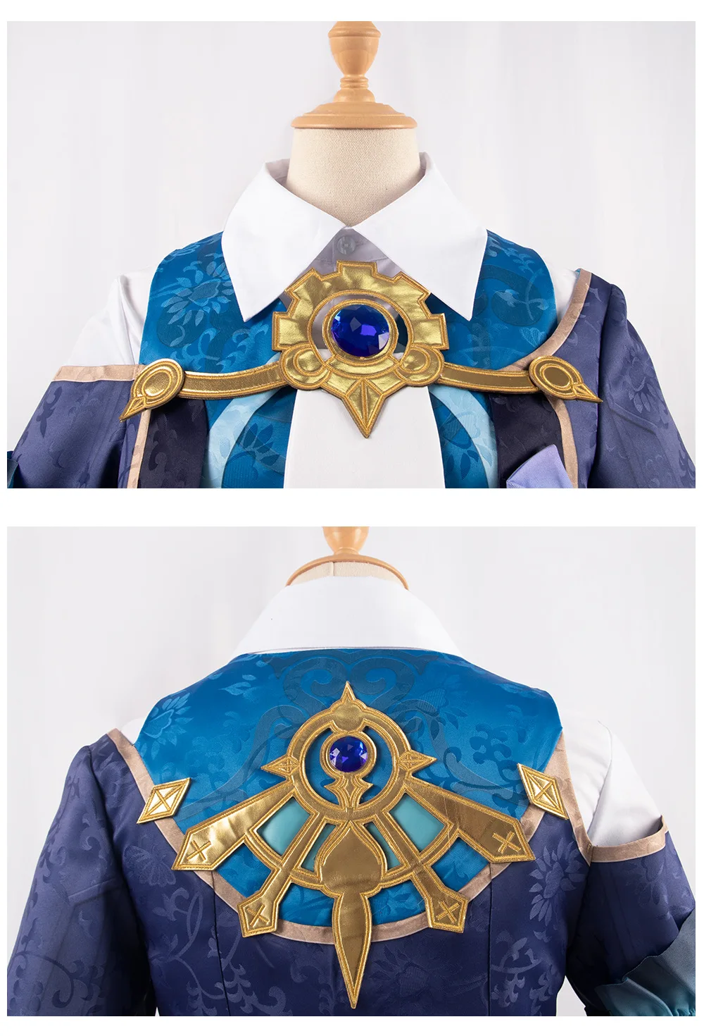 Костюм для косплея Honkai Star Rail Misha комплект унисекс из полиэстера включая парик