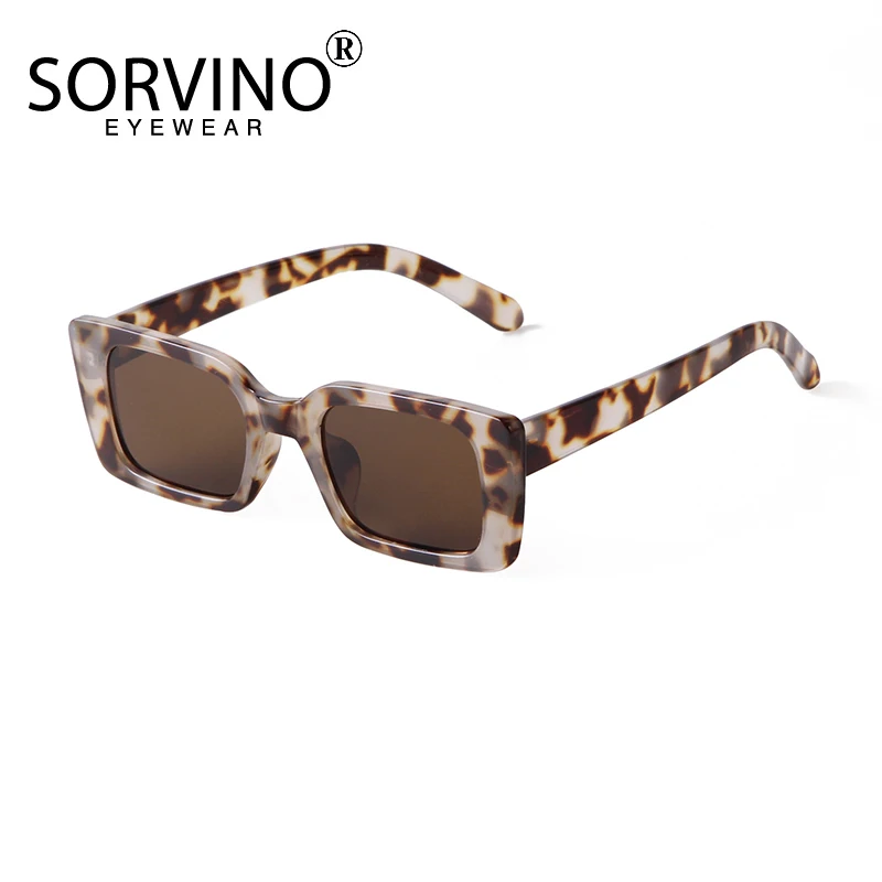 

Fashion Tortoise Rectangle Sunglasses Women 2022 Brand Design 90s Vintage Gradient Colorful Square Shades Sun Glasses Men Oculos