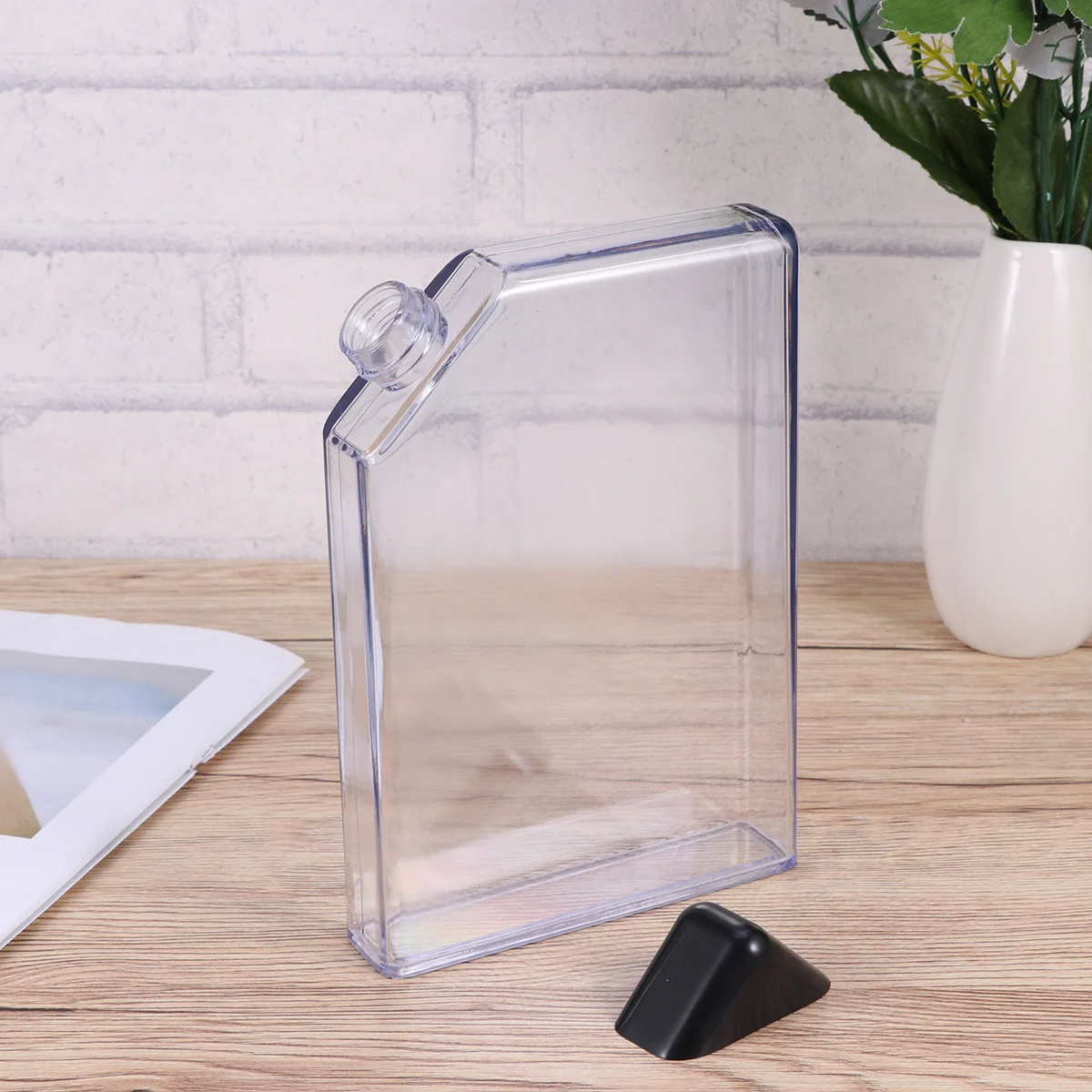 

Water Bottle 450Ml Outdoor Flat Vase Hiking Camping Travel Outside Cups Drinking Gallon Bottles Activity Glasscreative Gift Kids