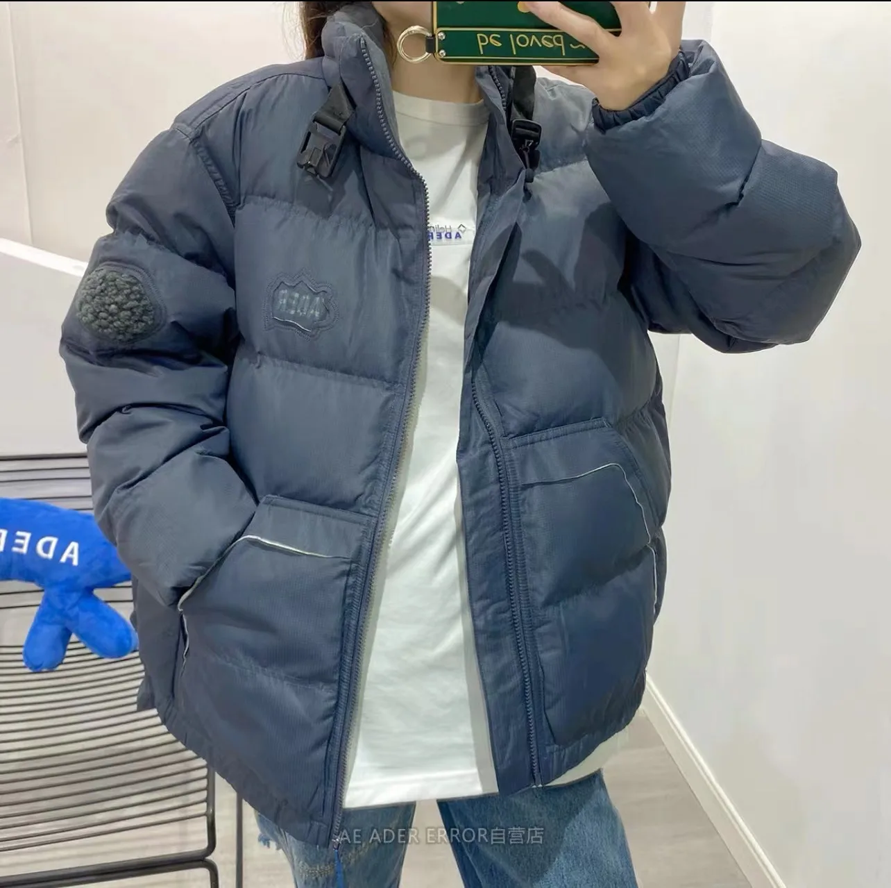 Korean version of the new autumn and winter high-quality down jacket men and women couples loose warm white duck down jacket top