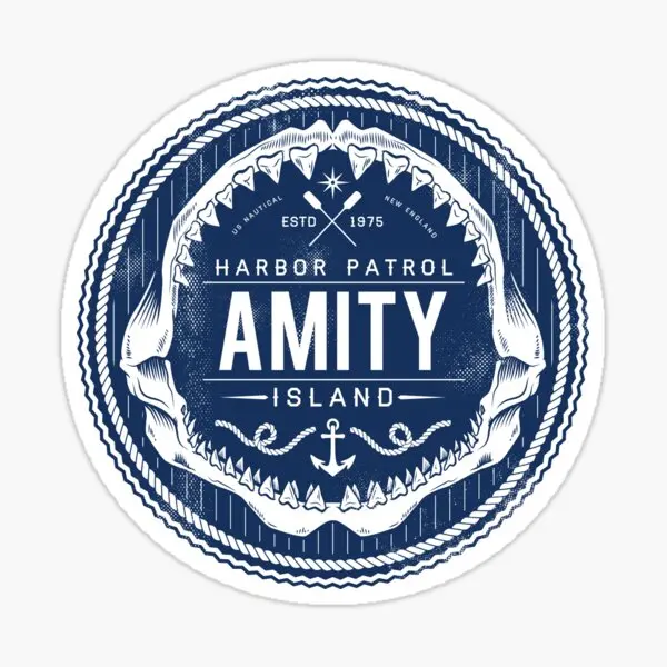 

5 шт., наклейки на автомобиль «Остров гавани»