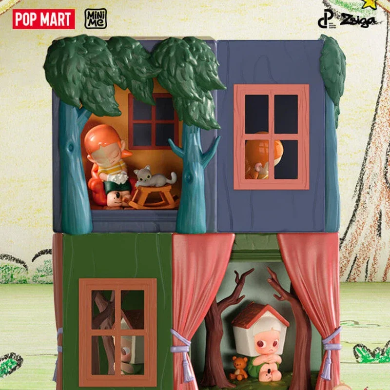 Фото POPMART Zsiga The Window Series: Наборы с фигурками, модные игрушки-сюрпризы, случайные коробки, коллекционные фигурки, подарок-сюрприз №5