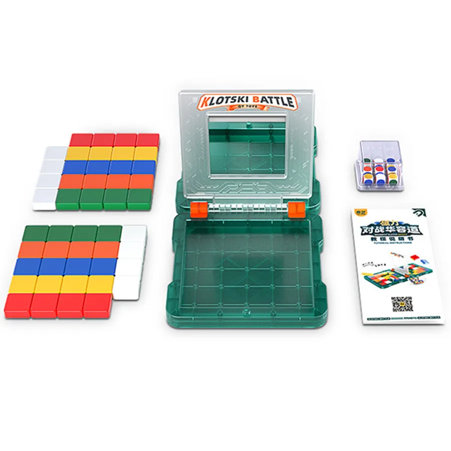 Qiyi куб магнитный Klotski боевой маршрут хуарон цветной Квадратный Блок-головоломка