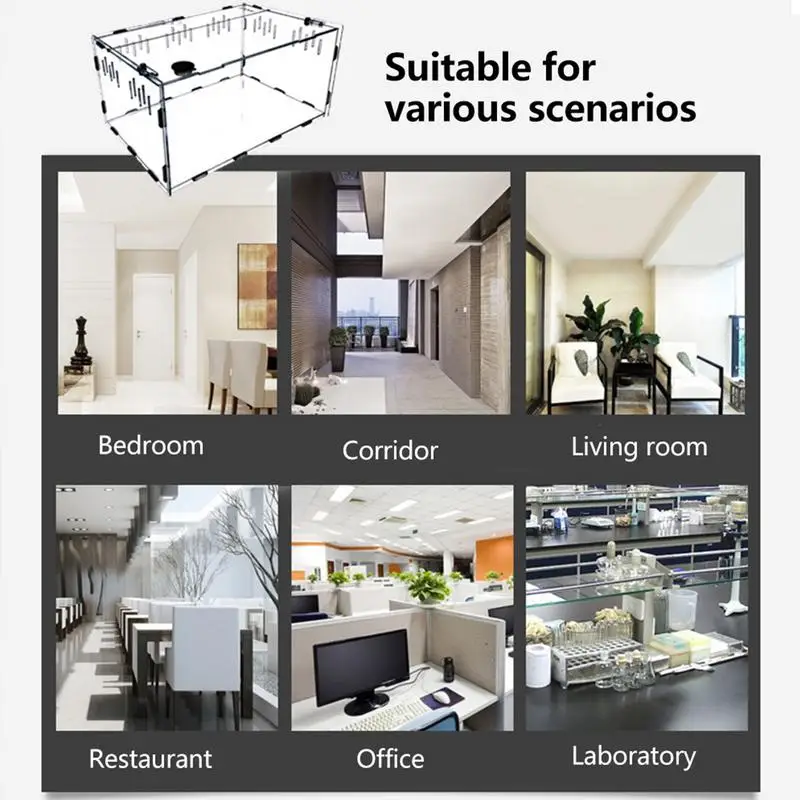 Прозрачная коробка для кормления рептилий домик пауков скорпионов змей