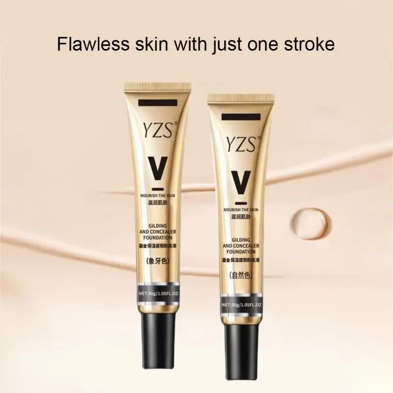 

3 Colors Waterproof Concealer Liquid Foundation Lasting Oil-control Cover Acne Base Makeup Moisturize Matte Concealer Cosmeticss