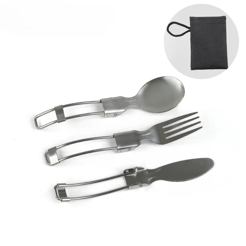 

MOONBIFFY Складная посуда из нержавеющей стали