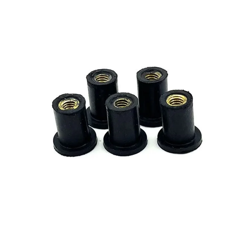 10 шт. M5 M6 болты для лобового стекла мотоцикла винты метрическая резиновая гайка