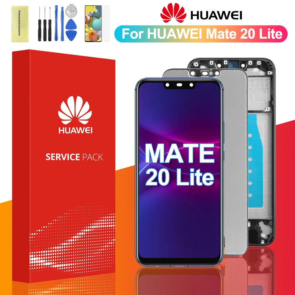 Оригинальный дисплей 6 3 дюйма для Huawei Mate 20 lite ЖК-дисплей сенсорный экран