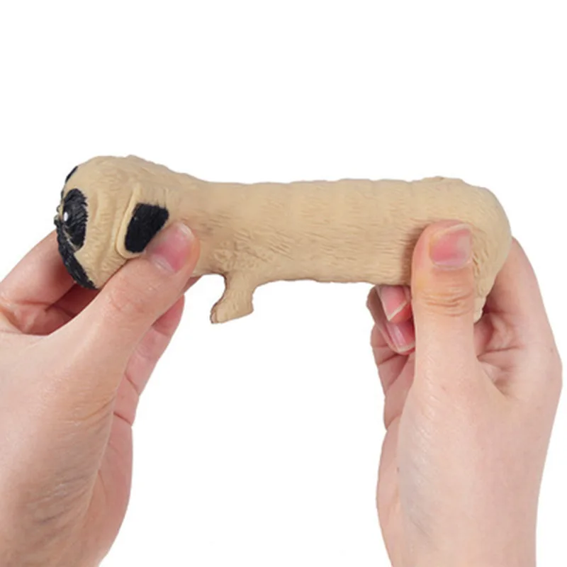 

Creative Lala Pug Decompression Toy Pinch Pat Dog Lala Pig Elastic Stretch Deformation Vent Buns