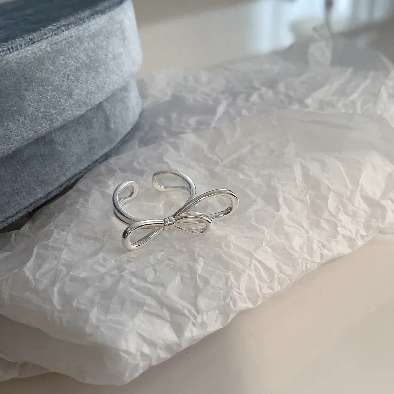 Женские регулируемые кольца с бантом неправильной формы геометрическими