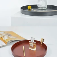 1 simple monochrome round storage box portable bedroom table decoration cosmetics jewelry miscellaneous display organizer
