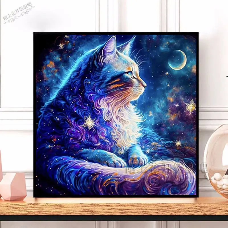 Вышивка крестиком ручной работы вместо индивидуального настенного цветочного