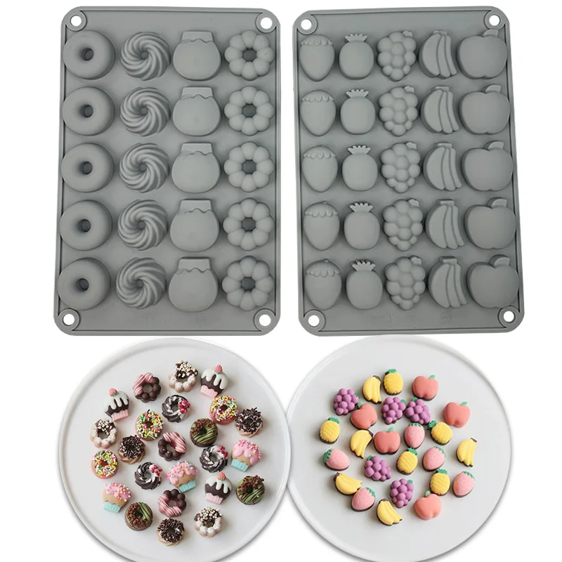 Форма для помадки в виде пончика торта сделай сам форма клубники фруктов