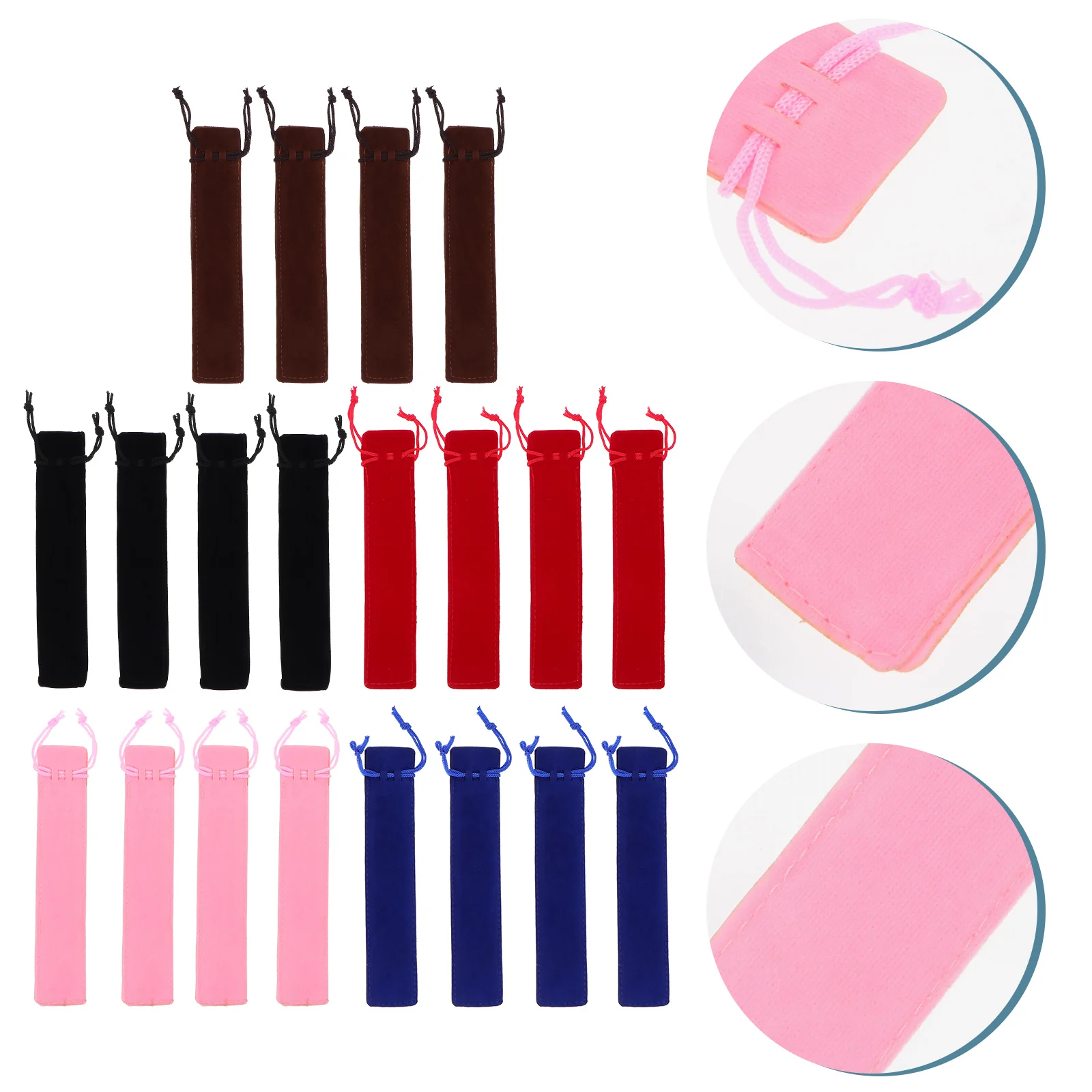 

Penpouch Single Giftdrawstring Holder Case Sleeve Package School Stationery Office Signature Sleeves Packaging Fountain