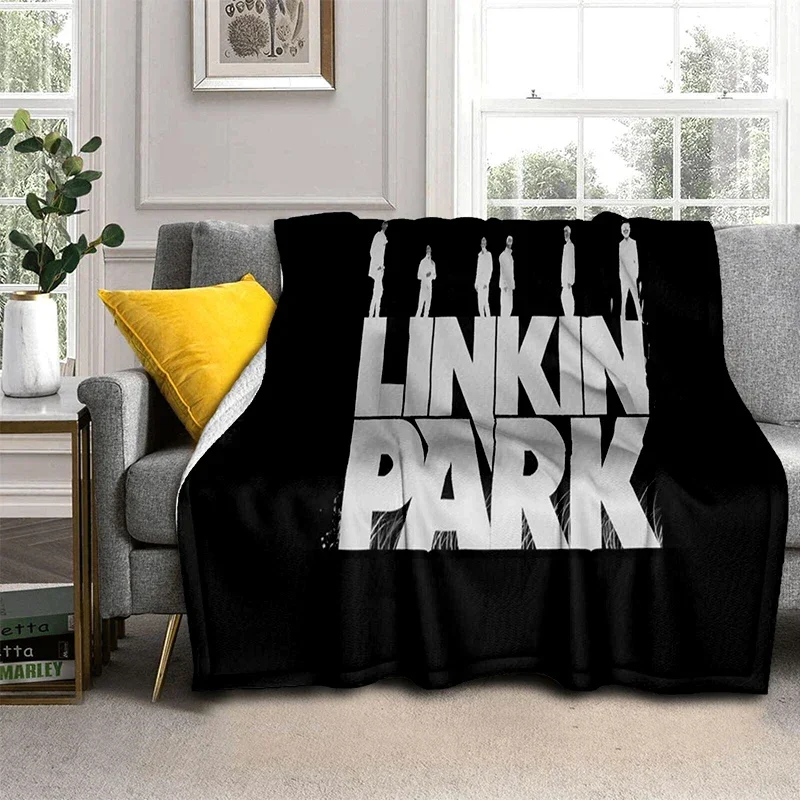 

LOUSIDREAM 3D Фланелевое одеяло L-Linkin Park Rock Band