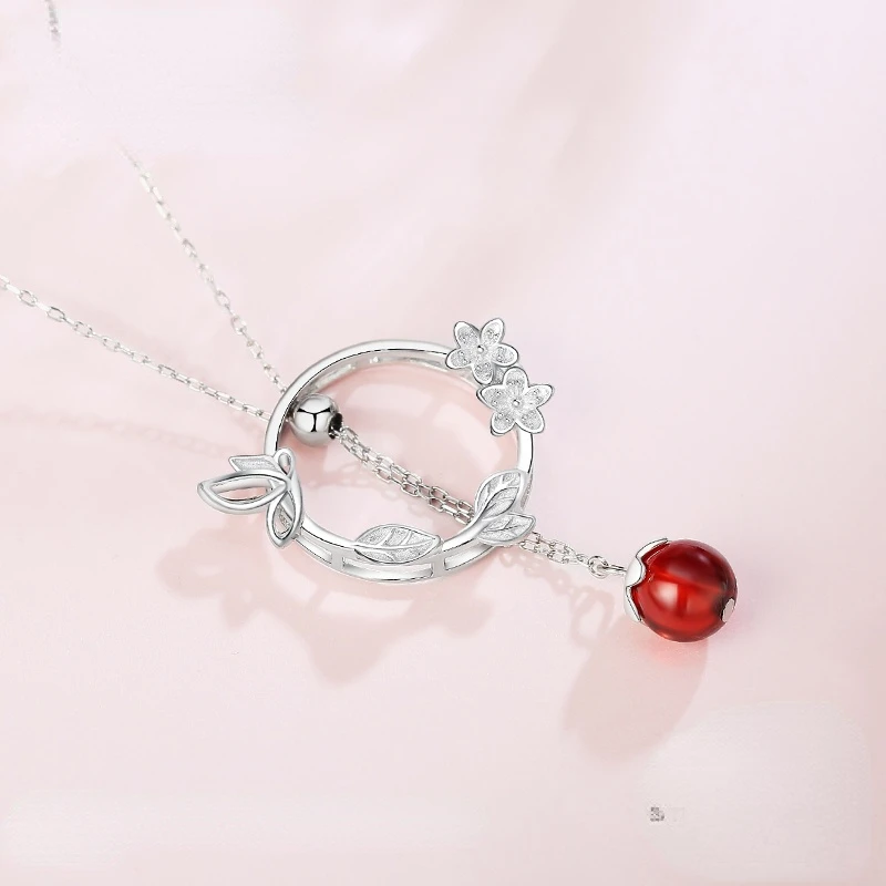 Аниме Tian Guan Ci Fu TGCF Hua Cheng Xie Lian цветок ожерелье с красными бусинами женские