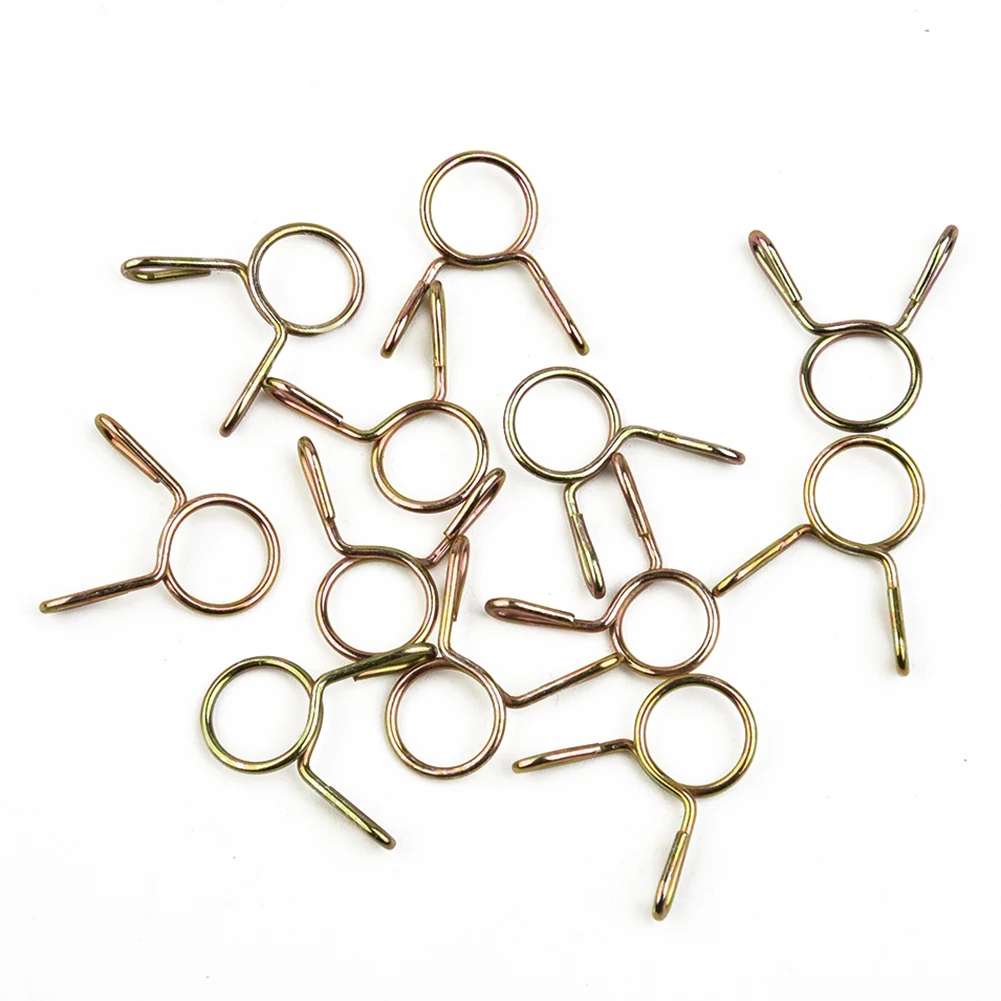 

Useful Durable High Quality Fuel Line Clips Tubing Spring Clips - 8mm 12 X 8mm 12PCS FOR Honda CB100N Oil Pipes