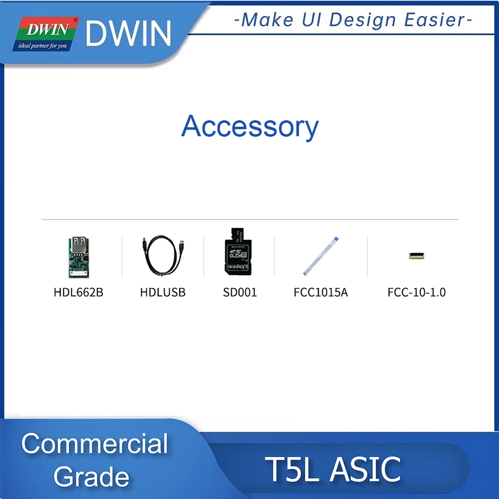 DWIN 7 Inch LCD Module 800*480 RS232/TTL HMI Commercial Touch Panel Screen Smart UART TFT Display DMG80480C070-04W images - 6