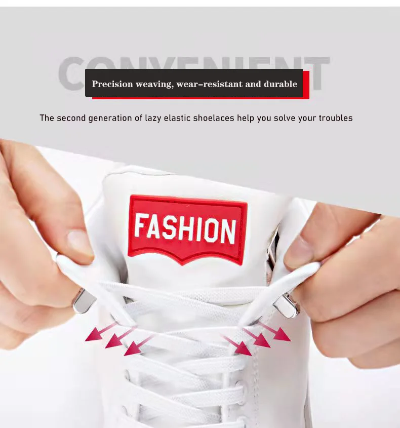 No Tie Shoe Laces Flat Elastic Shoelaces Outdoor Leisure Sneakers Quick Safety  Shoelace Kids And Adult Unisex Lazy Laces