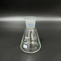 shuniu conical flask with standard ground in mouthcapacity 150mljoint 2932erlenmeyer flask with tick mark