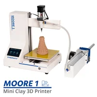 Tronxy Mini Clay 3D Printer Moore 1 All in One Structure Ceramic Pottery High Printing Speed 180x180mm No Need Air Compressor