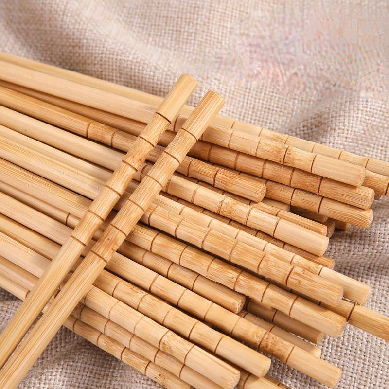 

Bamboo Chopsticks Sushi Non-slip Food Stick Chopsticks Set Handmade Reusable Additive-free Chinese Tableware